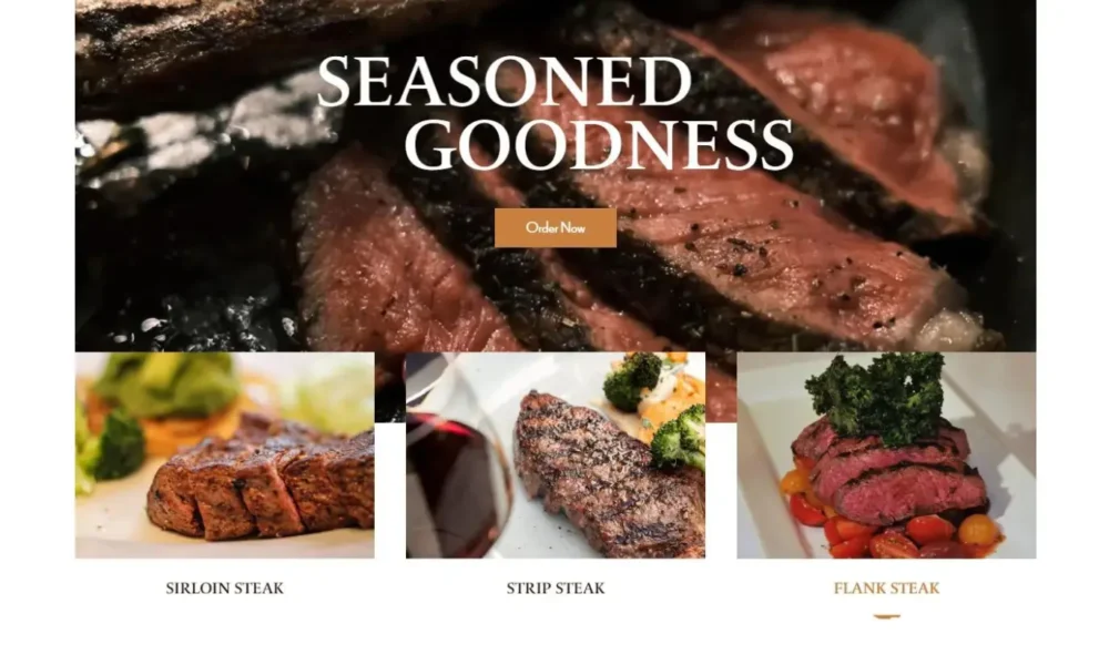 Plantilla 4you.website - Restaurant Steakhouse